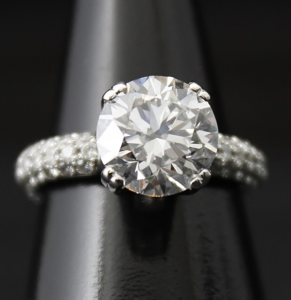 (image for) 3.00 CARAT "F" COLOUR "VVS2" WITH GIA CERT